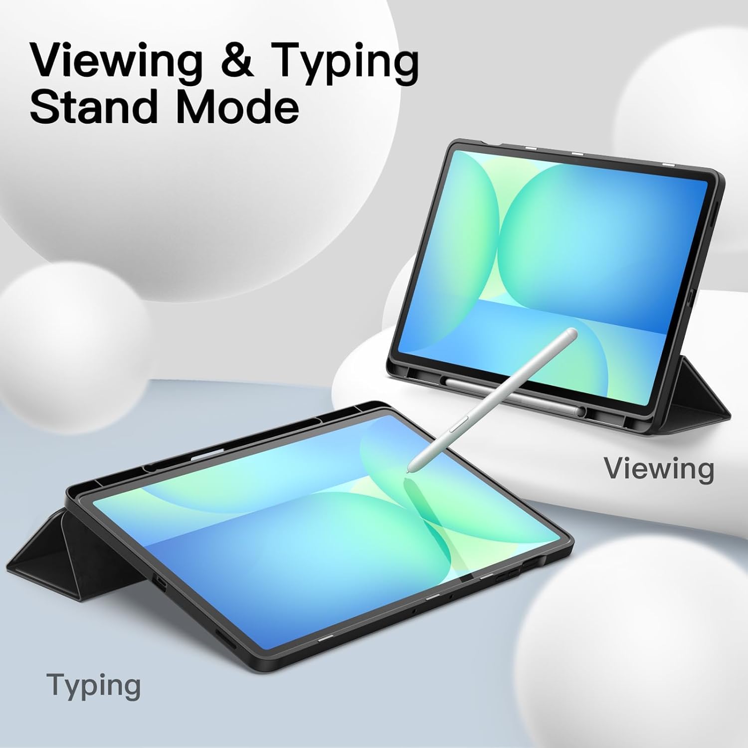 Case for Samsung Galaxy Tab S10 FE Plus/S10 FE+ 13.1-Inch with S